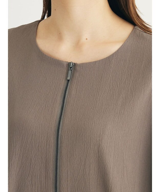 Green Parks ■ＥＳＣＡＲ　タックスリーブワイドオールインワン Gray Beige