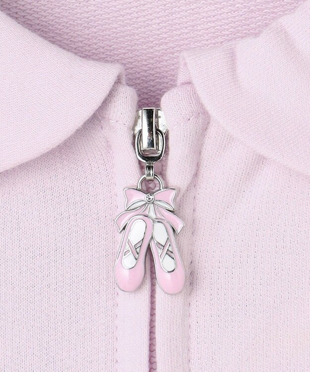 ANY KIDS ジップアップワンピース ラベンダー