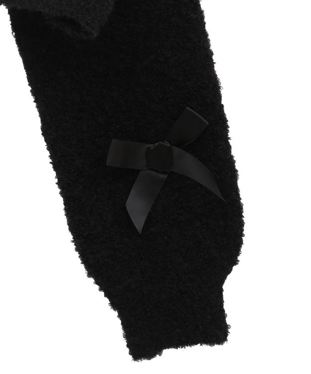 Maison de FLEUR 絆のリボンカーディガン Black