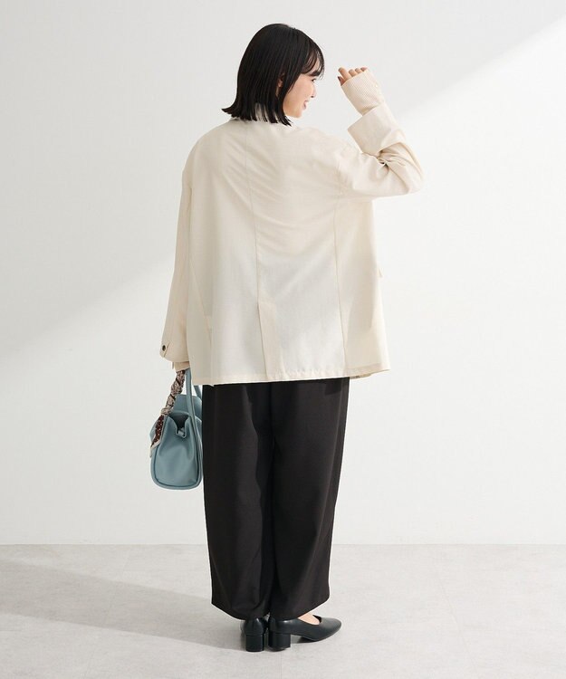 Green Parks オーバーサイズＷ釦ライトジャケット Light Gray