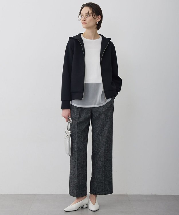 ICB L 【先行予約】 ヴィスコースワイド シアーコンビプルオーバー オフホワイト