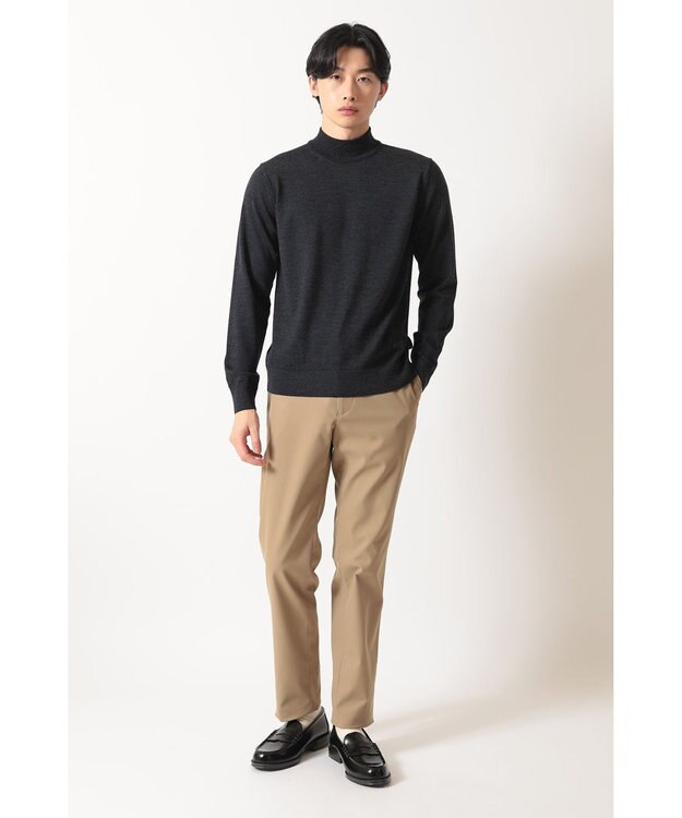 DAKS ウエストゴムテーパードパンツ ベージュ