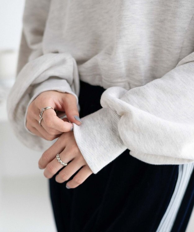 WEGO ドロストデザインPOスウェット 杢グレー