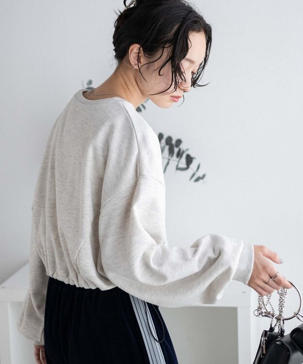 WEGO ドロストデザインPOスウェット 杢グレー