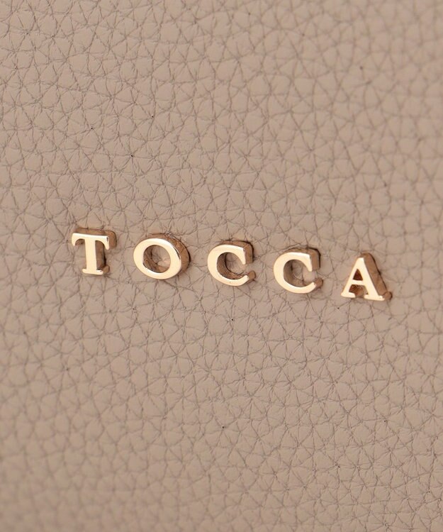 TOCCA T-ECLAIR LEATHERBAG ボストンバッグ ベージュ系