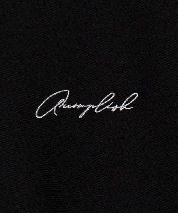 WEGO 【軽量/シワにならない】ドライポリハーフZIPシャツ（LS） ブラック