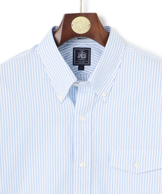 J.PRESS MEN 【J.PRESS ORIGINALS】Pin Oxford B.D. Shirt / Baggy Fit サックスブルー系1