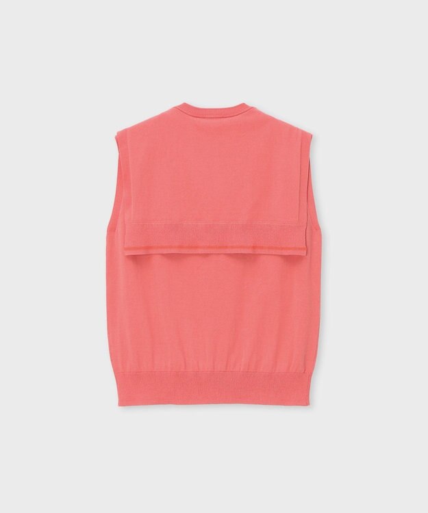 Paul Smith スリーブデザイン ノースリーブニット ピンク
