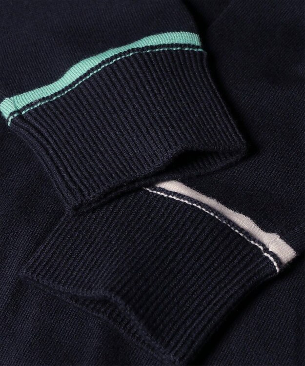 Paul Smith アクセントカラー クルーネックニット ネイビー