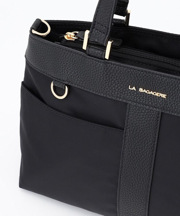 LA BAGAGERIE コンビ2WAYトートバッグ SMALL ブラック