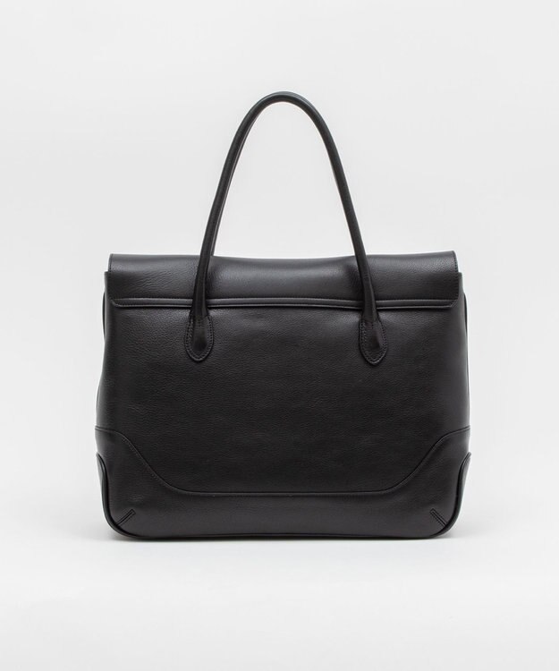 GOTAIRIKU 別注/日本製【PELLE MORBIDA×GOTAIRIKU】レザー フラップトートバッグ ブラック系