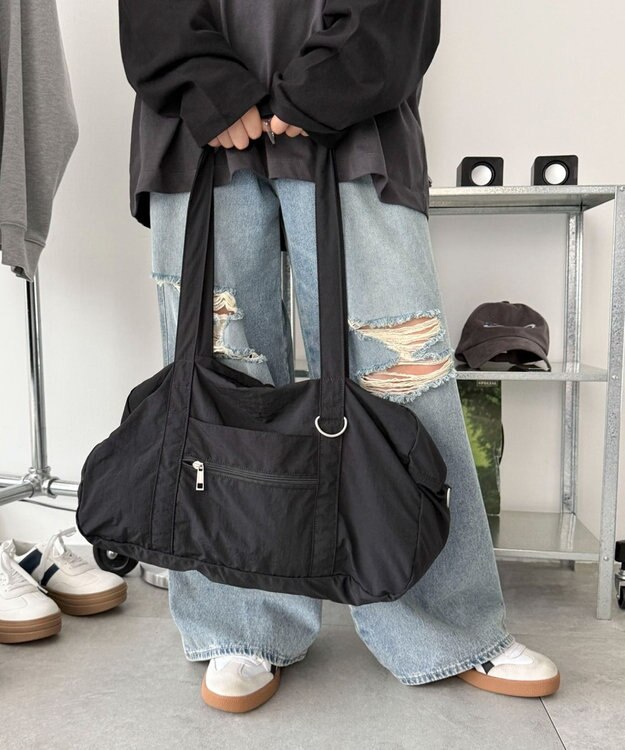 WEGO 2wayBIGボストンショルダー ブラック