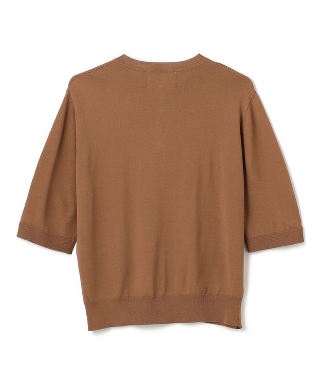 BEIGE， 【洗える】VALOIS / 半袖カーディガン Camel