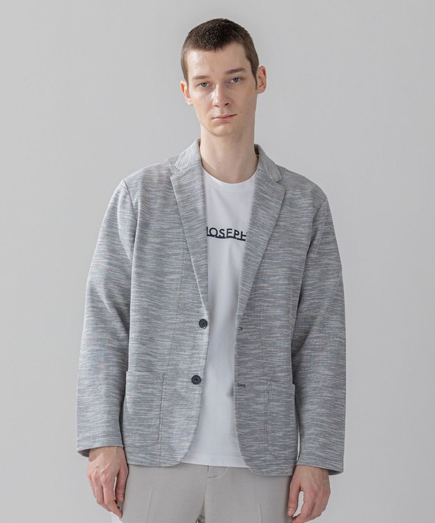 JOSEPH HOMME 【WEB・一部店舗限定 】 プリペラカノコ　カットソージャケット ライトグレー系