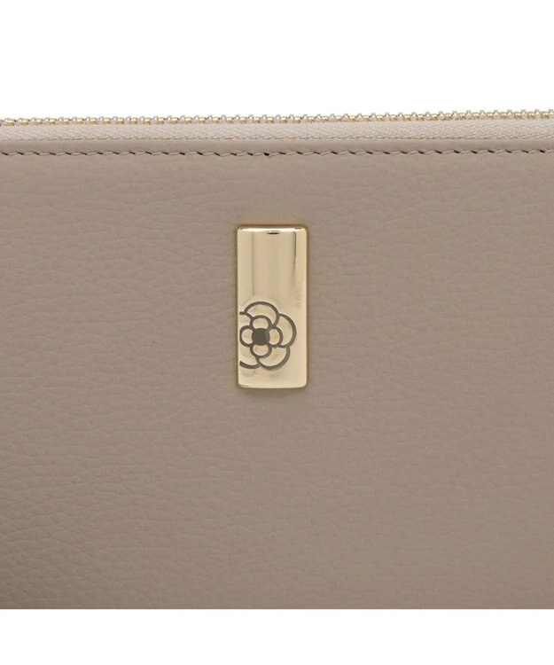 CLATHAS エクセ ラウンド長財布 ベージュ