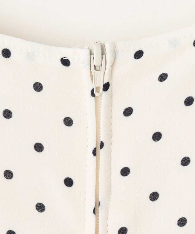 組曲 KIDS 【110-140㎝】ドットシフォン ワンピース オフホワイト系5