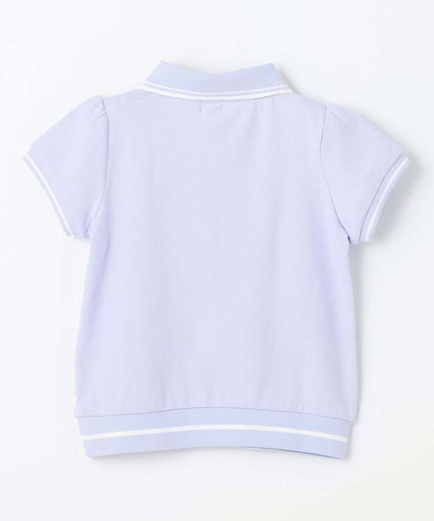 組曲 KIDS 【110-140㎝】ストレッチカノコ ポロシャツ サックスブルー