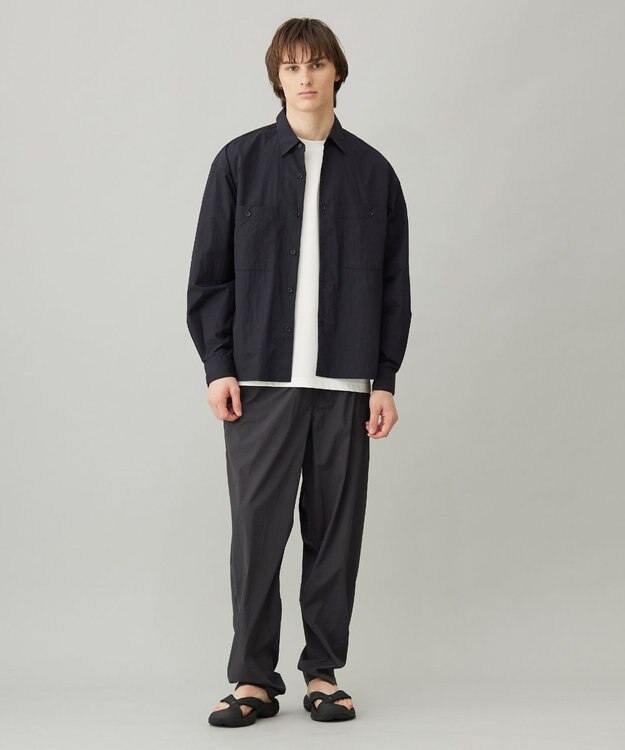 UNFILO MENS LIGHT MOVE ワイドパンツ チャコール