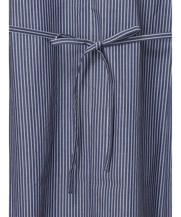 Te chichi サイドホックフロントジップワンピース ブルー