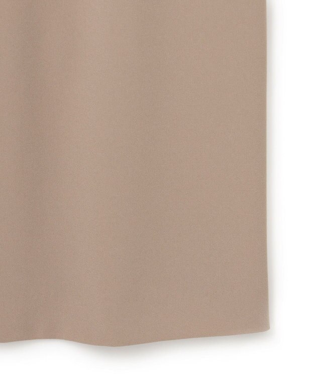 BEIGE， 【セットアップ対応】CINDY / 配色ライン クルーネックドレス Taupe x White