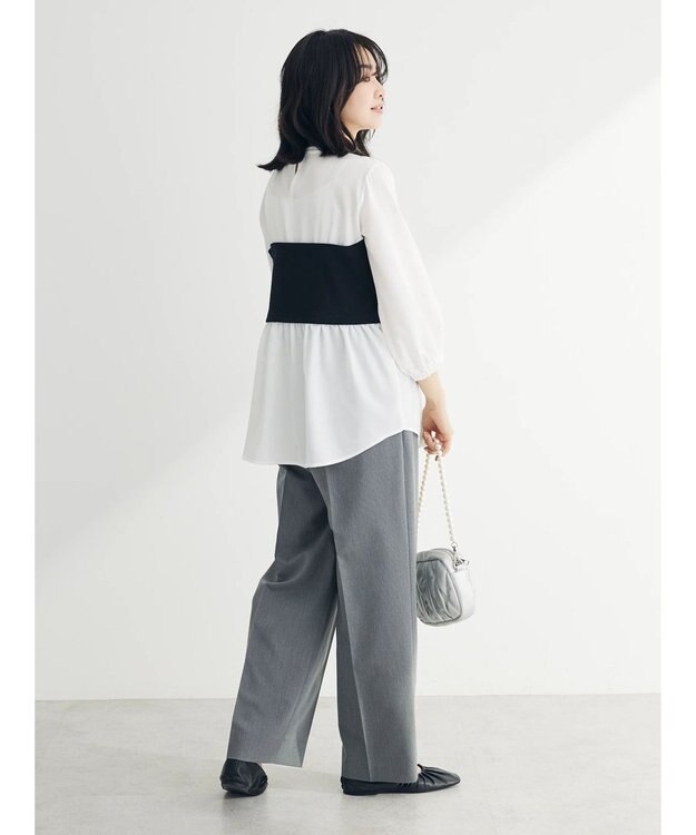 Green Parks リブビスチェドッキングプルオーバー Black