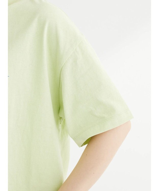 Green Parks 両面ロゴツアーボックスＴシャツ Lime Green