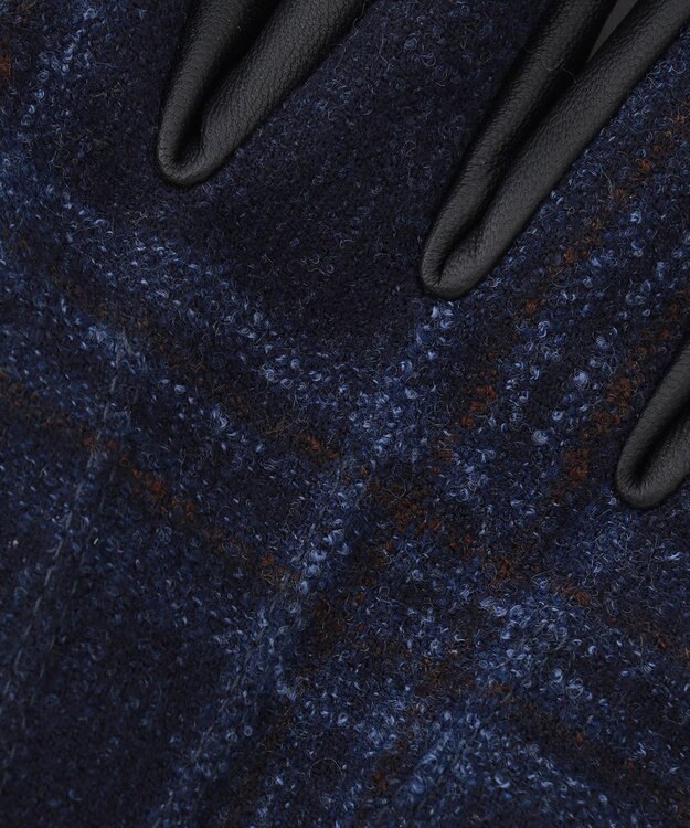 GOTAIRIKU 【スマホ対応】CANONICO×シープレザーコンビグローブ ネイビー系4