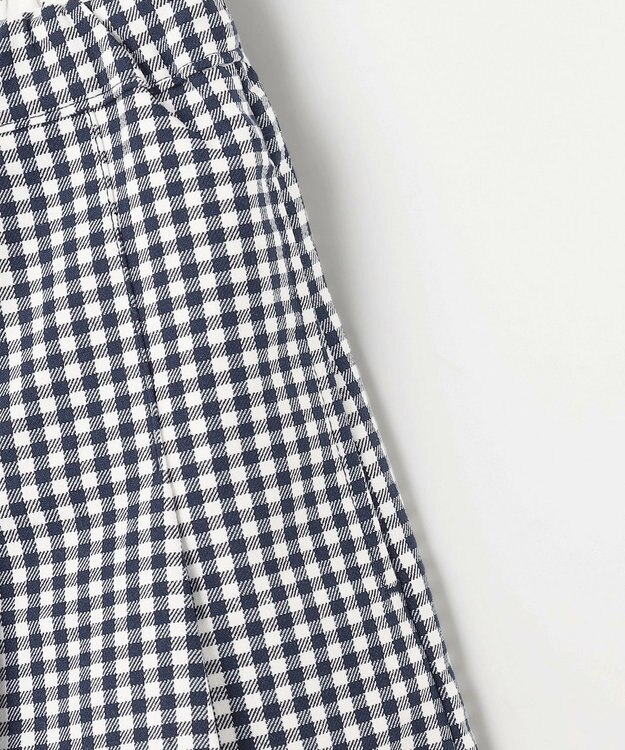 ANY KIDS マリン ショート パンツ ネイビーギンガムチェック