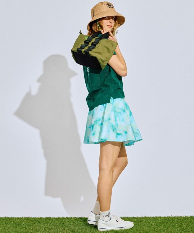 PW CIRCULUS 【ペチパンツ付】【WOMEN】タイダイ フレアスカート ゴルフウェア レディース ブルー系5