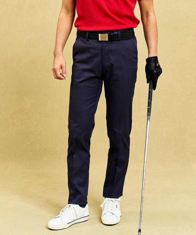 23区GOLF 【MEN】ウエストにジャストフィット ウエストムーブ パンツ 選べる5色展開 ネイビー系