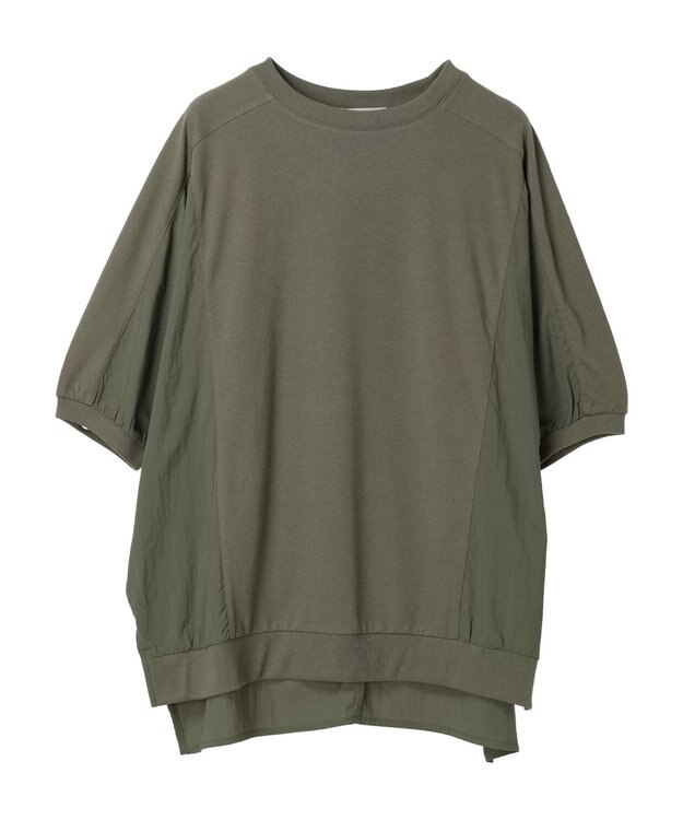 Green Parks ナイロンドッキングカットチュニック Khaki
