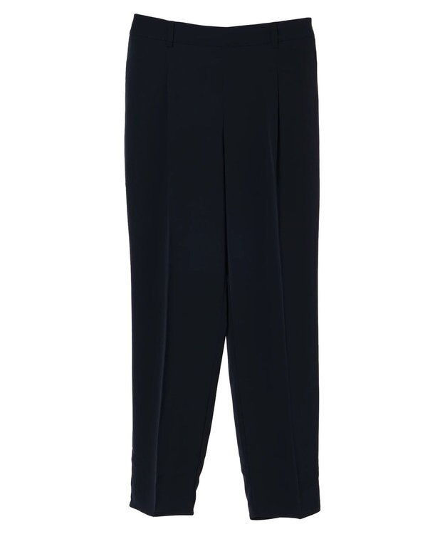 Green Parks きれいシルエットパンツ（とろみテーパード） Dark Navy