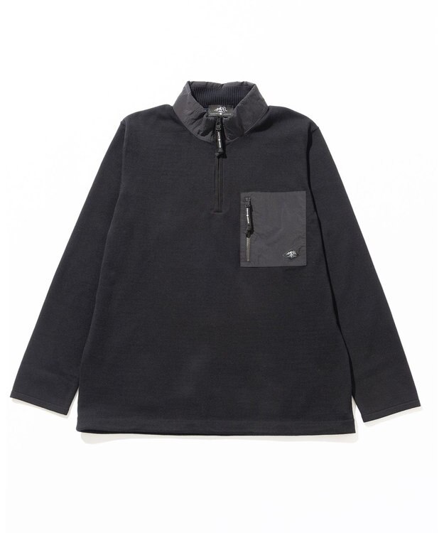 JOSEPH ABBOUD MOUNTAIN 【軽量/ストレッチ】CORDURA プルオーバーニット ブラック系