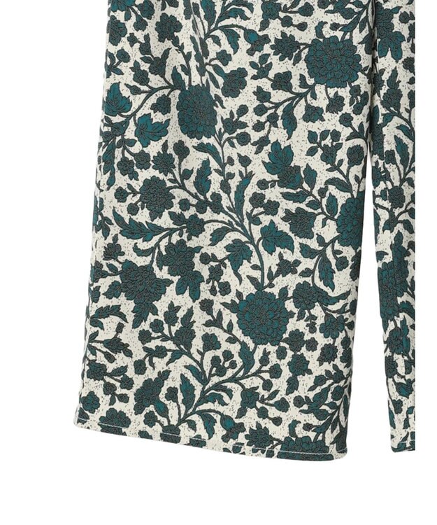 Green Parks ボタニカル柄イージーパンツ Ivory