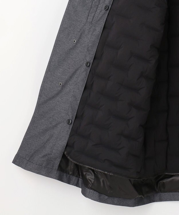 JOSEPH ABBOUD 【外せるダウンライナー/軽量】2WAYインターレース ダウンコート グレー系