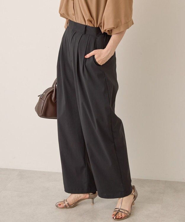 AMERICAN HOLIC ナイロンタックパンツ Black