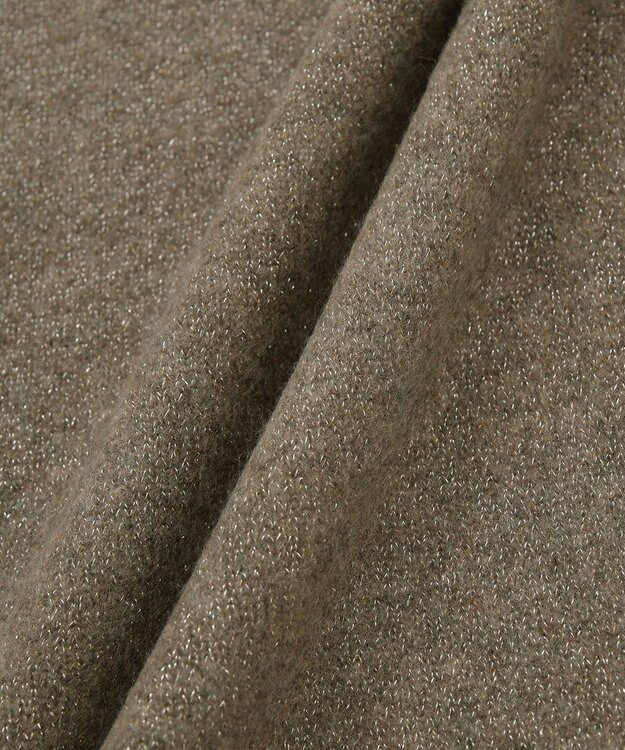 AMERICAN HOLIC ラメ入りＶネックニットベスト Mocha