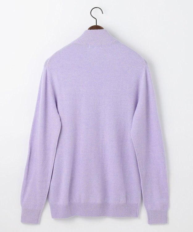 JOSEPH ABBOUD 【カシミヤ混/洗える】カシミヤブレンド ハイネック プルオーバー ニット ライラック系