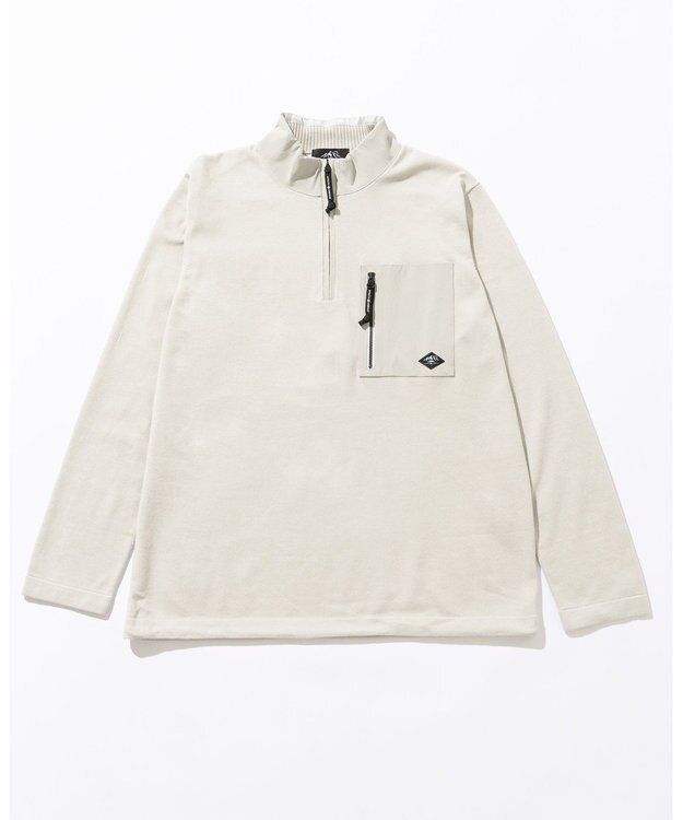JOSEPH ABBOUD MOUNTAIN 【軽量/ストレッチ】CORDURA プルオーバーニット ライトグレー系