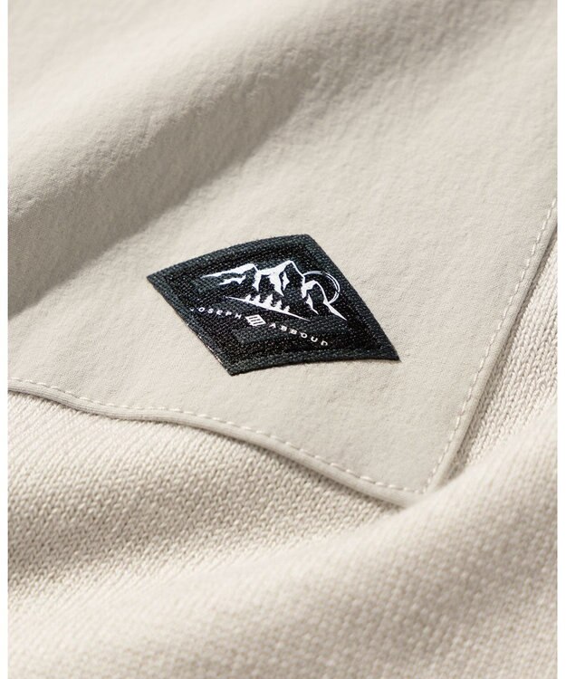 JOSEPH ABBOUD MOUNTAIN 【軽量/ストレッチ】CORDURA プルオーバーニット ライトグレー系