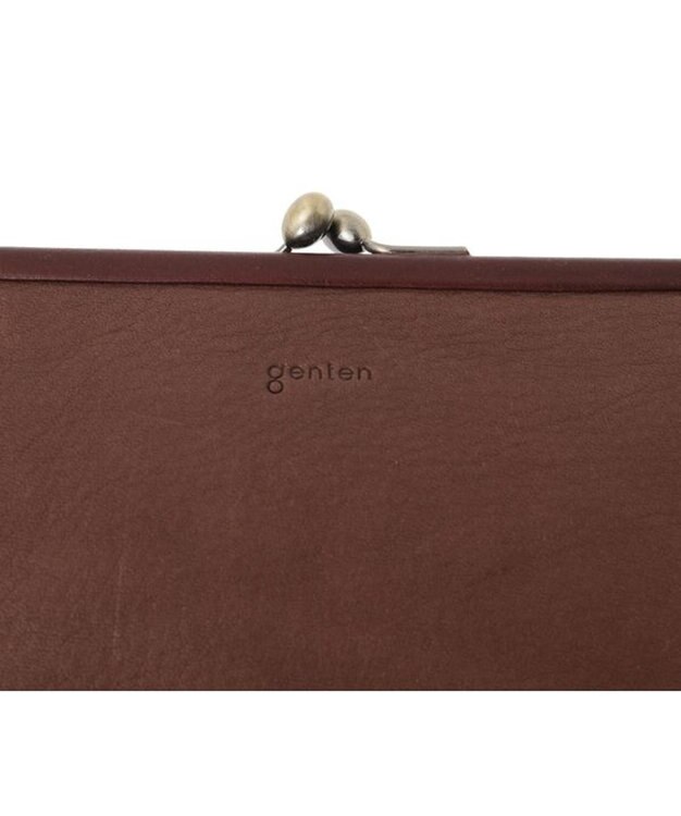 genten gソフト2 口金長財布 ノウチャ