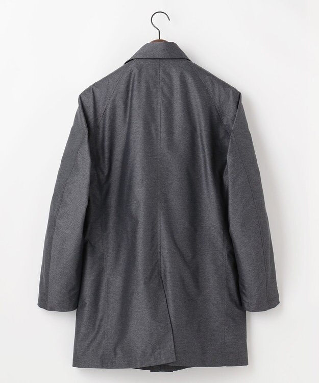 JOSEPH ABBOUD 【外せるダウンライナー/軽量】2WAYインターレース ダウンコート グレー系