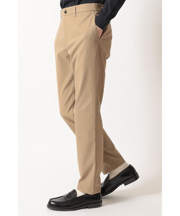 DAKS ウエストゴムテーパードパンツ ベージュ