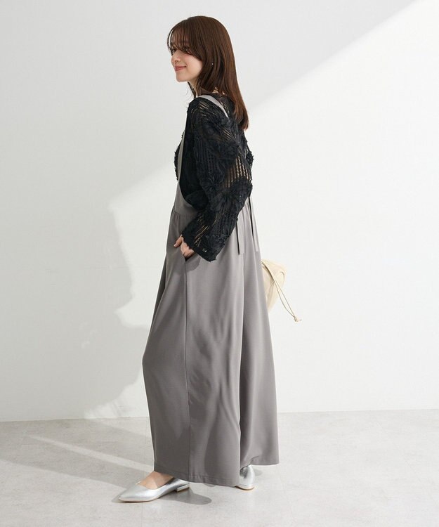 Green Parks スカーチョサロペット Gray