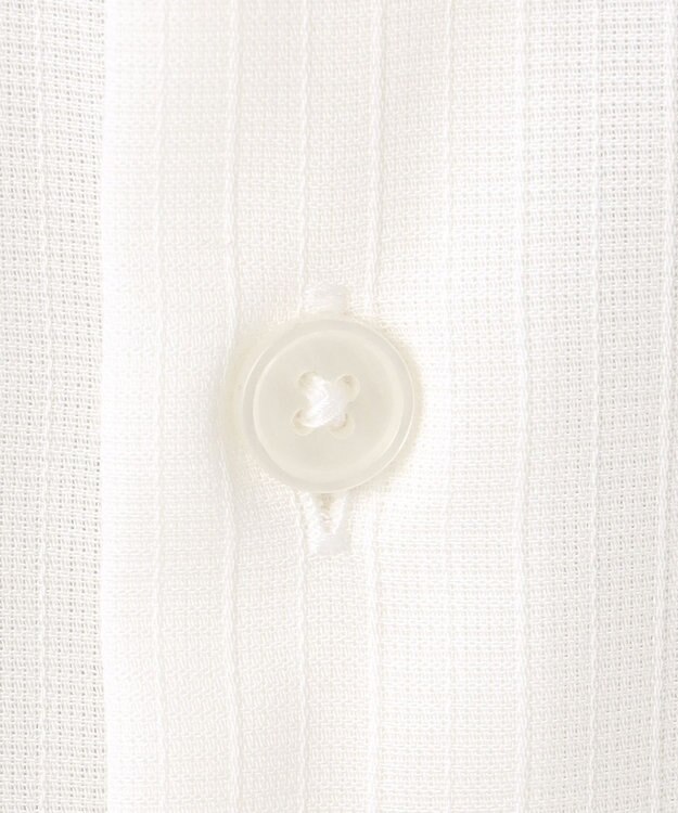 GOTAIRIKU 春夏向け【形態安定】SUMMERPREMIUMPLEATS_スナップダウンカラー 半袖ドレスシャツ(26年モデル) 織柄ドビーストライプ