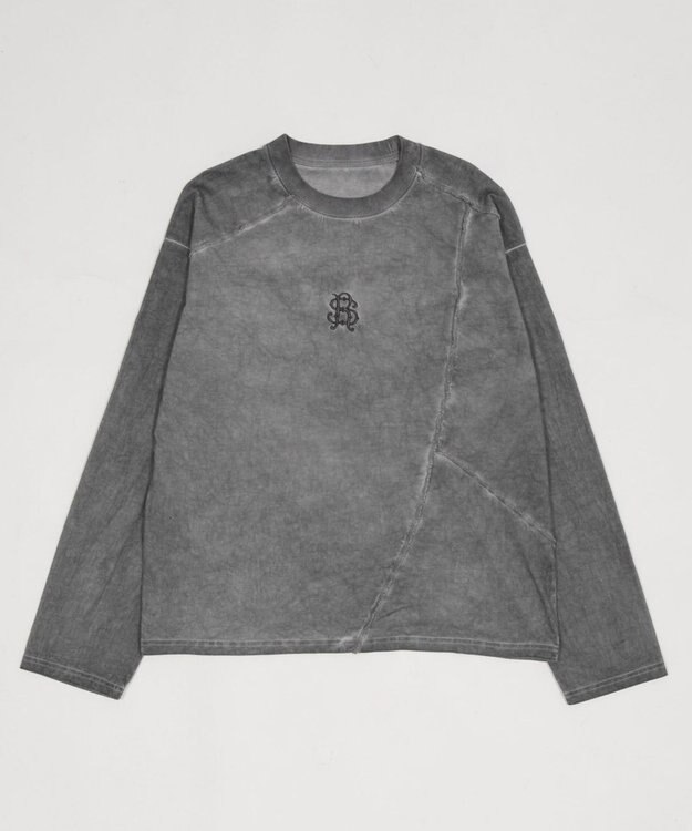 WEGO 【ユニセックス着用ITEM】コールドダイスウィッチングT（LS） グレー