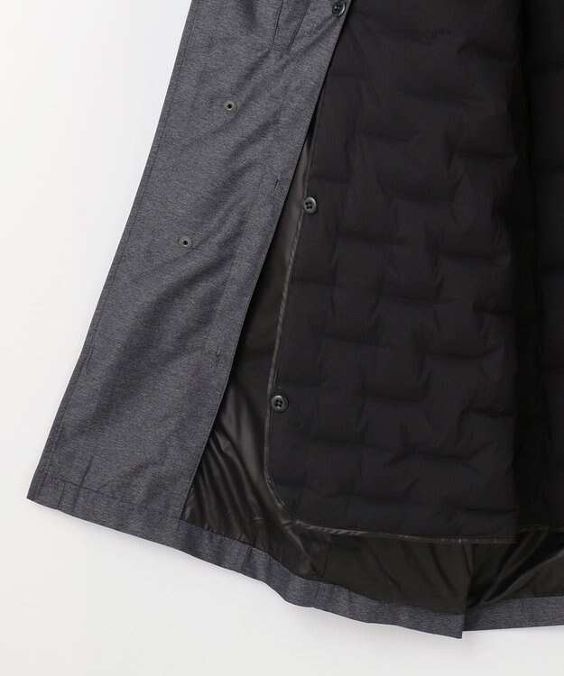 JOSEPH ABBOUD 【外せるダウンライナー/軽量】2WAYインターレース ダウンコート グレー系