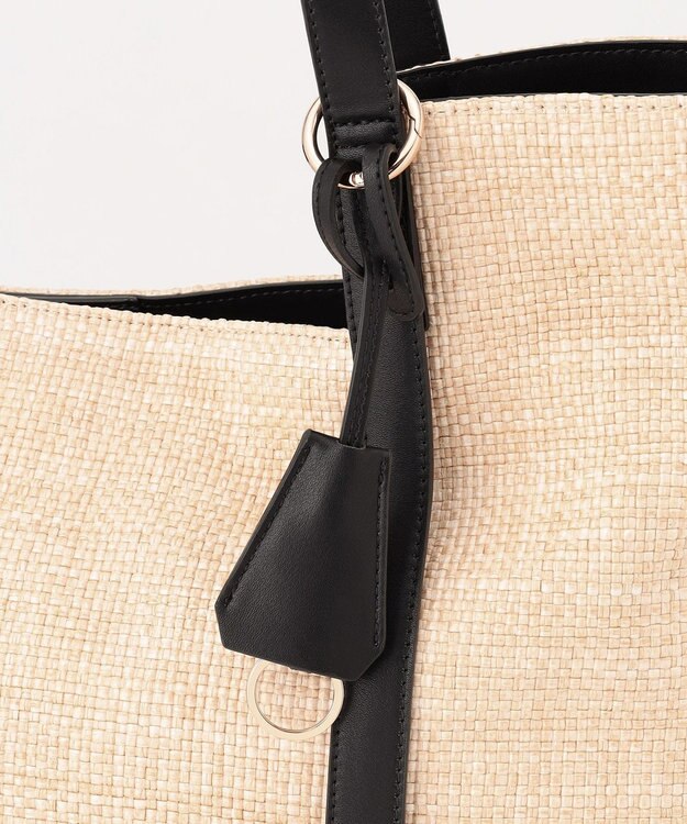 23区 【CLASSY.6月号掲載/Oggi4月号掲載】雑材 トートバッグ ブラック系