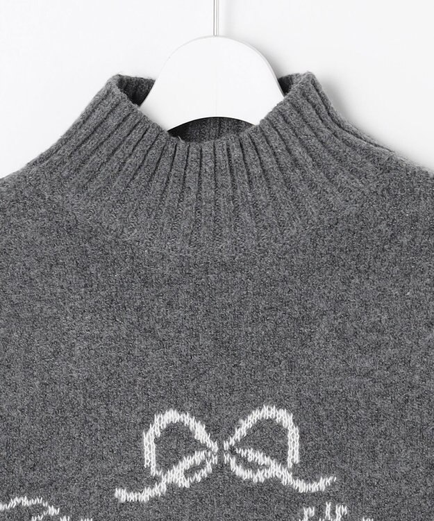 Feroux レタードハイネック プルオーバー グレー系