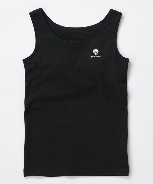 BEAMS SCHOOL カップ付タンクトップ ブラック